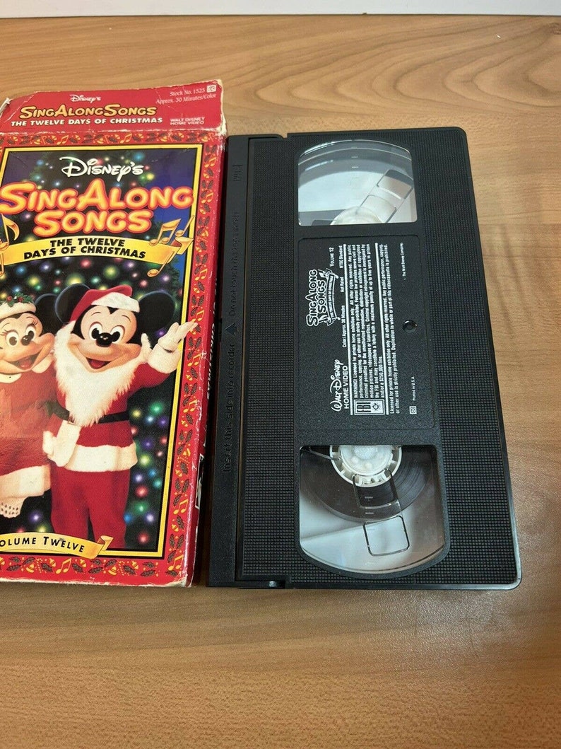 Disneys Sing Along Songs Twelve Days of Christmas VHS - Etsy Finland
