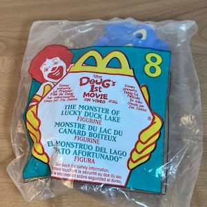 1999 Doug’s First Movie McDonalds Happy Meal Toy Monster of Lucky Duck Lake #8