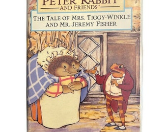 Beatrix Potter The Tale Of Mrs. Tiggy Winkle And Mr. Jeremy Fisher VHS 1993