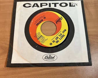 Al Martino Painted, Tainted Rose 45 RPM Single Record Capitol Records 1963 5000