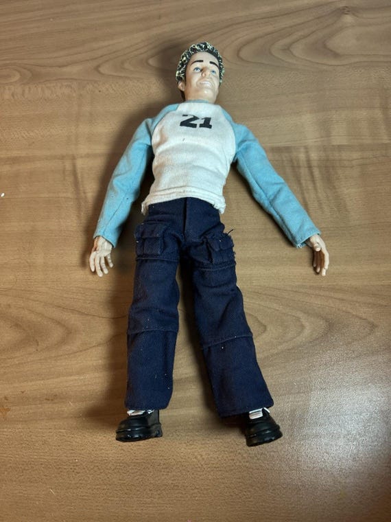 2000 NSYNC Marionette Justin Timberlake Action Figure Doll/toy