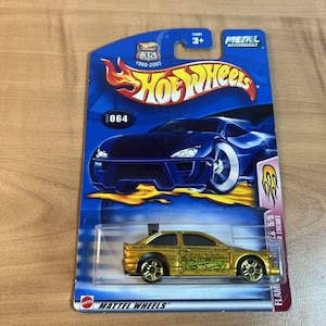 Hot Wheels Ford Escort 5/5 Flamin Hot Wheels 1/64 Diecast Mattel 2002