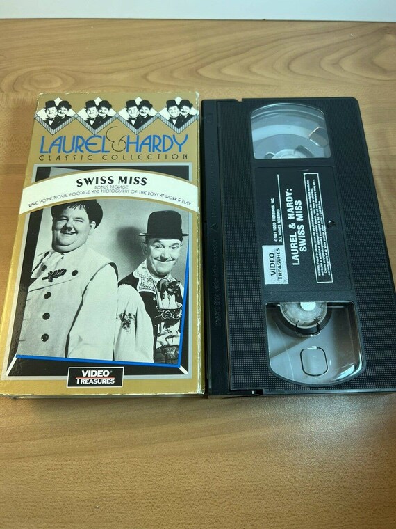 Vintage Swiss Miss VHS 1991 Classic Collection Laurel & Hardy - Etsy 