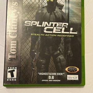 Tom Clancy's Splinter Cell Microsoft Xbox Video Game Complete 2002 image 2