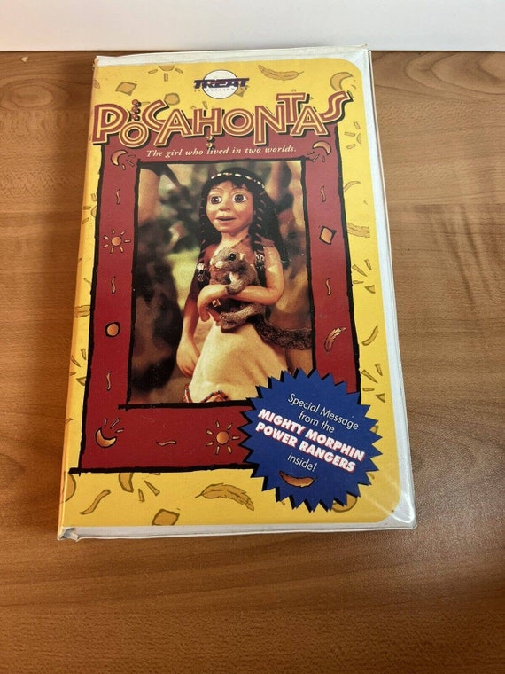 Pocahontas VHS 1995 Claymation Movie Treat Entertainment Clamshell - Etsy