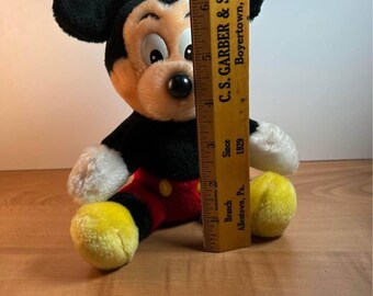 ヴィンテージ ディズニーランド ミッキーマウス ぬいぐるみ 7インチ