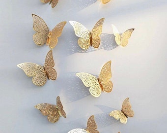 Download 3d Butterfly Wall Decor Etsy