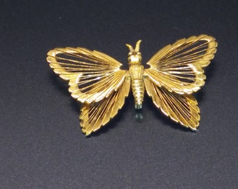 Monet Butterfly Brooch