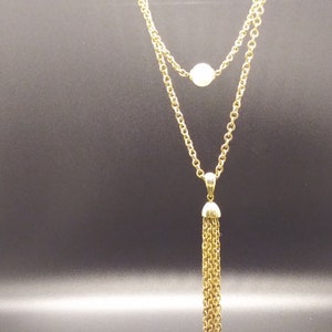 Sarah Coventry Tassel Necklace Vintage