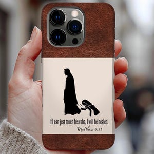 Jesus Phone Case, Christian Phone Case, Faith Based Case, Christian Gift, Bible Verse Case, Tough Cover, iPhone 16,15,14,13,12,11, Samsung