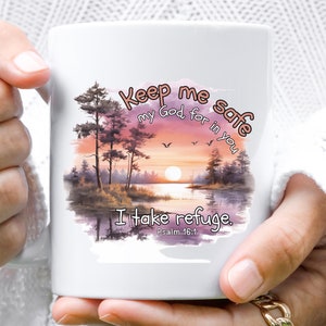 Bible Verse Mug, Christian Mug, Bible Mug, Religious Mug, Scripture Mug, Christian Gift for Friend, Gift for Christian Daughter, Birthday