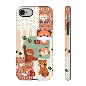 Cutecore Red Panda Phone Case, Animal Phone Case, Kawaii Panda Phone Case, Nature Lover Gift, Samsung, iPhone 16 pro case, 15,14,13,12,Pixel
