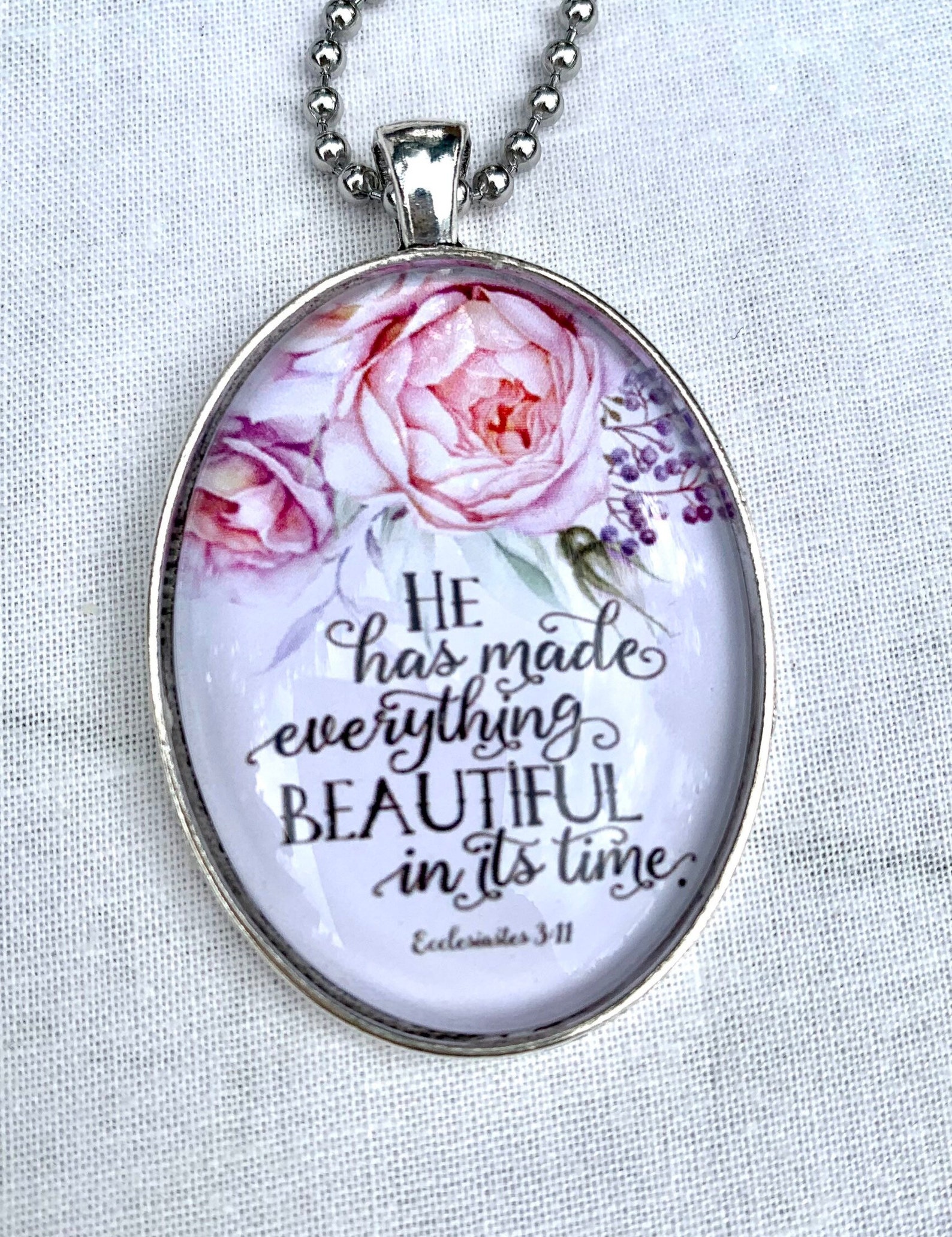 Bible verse necklace scripture svg bible verse jewelry for Etsy