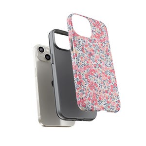 Capa de celular Liberty London Floral com estampa Liberty, capa resistente e colorida, capa protetora durável para primavera e verão, presente de costura imagem 5