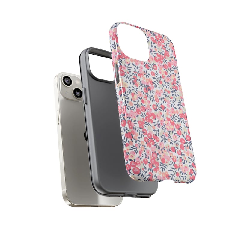 Capa de celular Liberty London Floral com estampa Liberty, capa resistente e colorida, capa protetora durável para primavera e verão, presente de costura imagem 5