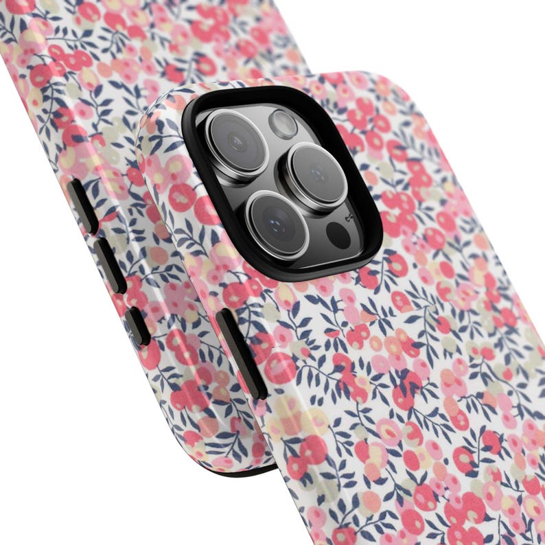 Capa de celular Liberty London Floral com estampa Liberty, capa resistente e colorida, capa protetora durável para primavera e verão, presente de costura imagem 3