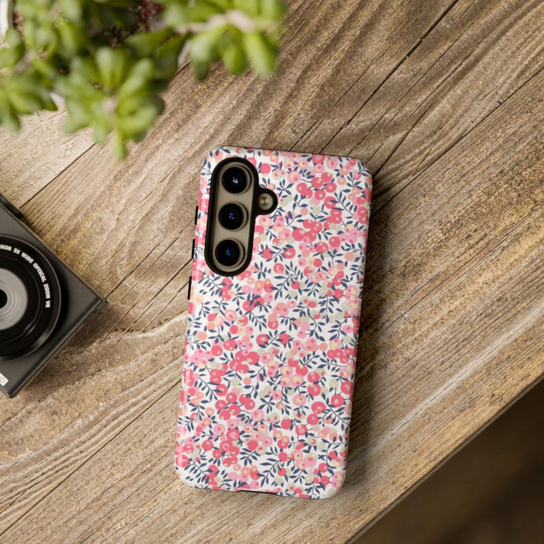 Capa de celular Liberty London Floral com estampa Liberty, capa resistente e colorida, capa protetora durável para primavera e verão, presente de costura imagem 8
