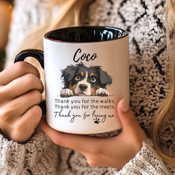 Australian Shepherd Mug Personalized Aussie Dog Owner Mug Custom Australian Shepherd Mom Gift Aussie Lover Mug for Women
