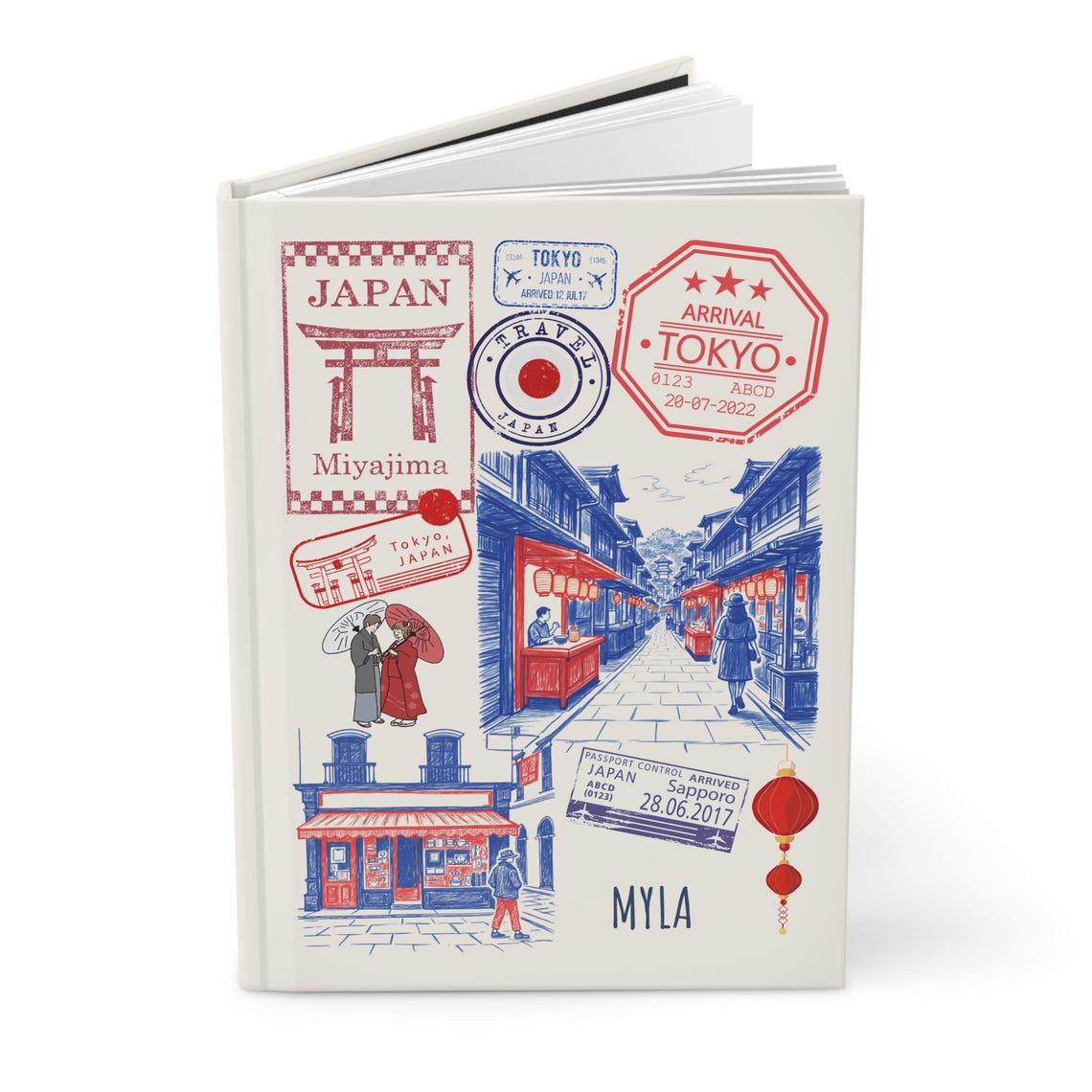 Japan Travel Notebook for Women Custom Journal for Traveler Asia ...