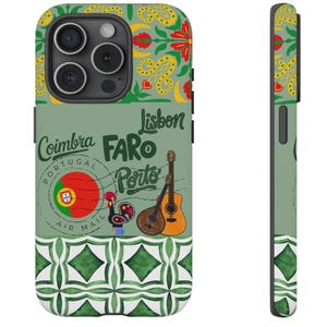 Travel Phone Case, Portugal Phone case, Lisbon Phone Case, Gift for Travellers, Europe Lovers Gift, iPhone 16,15,14,13,12,11,8,XR, Samsung