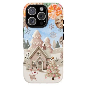 Winter Wonderland Phone Case, Cute Holiday Case, Christmas Phone Case, Samsung Galaxy 25,24,23,22,21,20, iPhone 16,15,14,13,12,11,9,8,XR,XS
