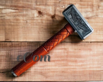 Handforged Thor Viking Carbon Steel Hammer, Battle Hammer, Personalized Hammer, Viking War Hammer, Custom Hammer, Unique Hammer Best Gift