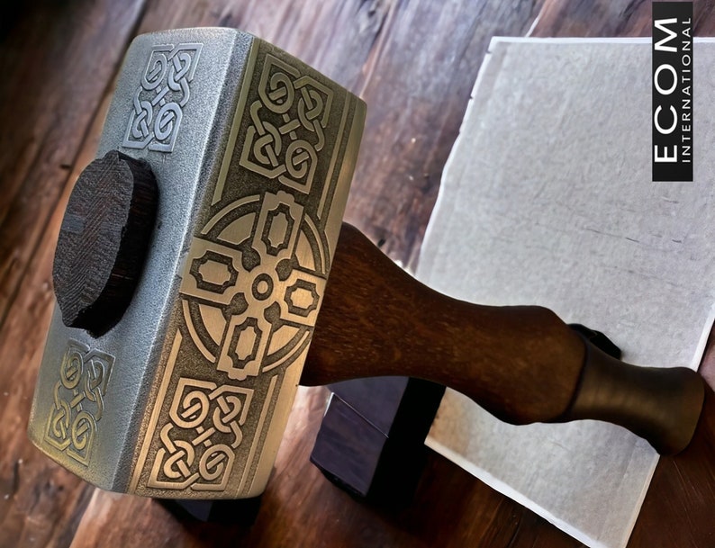 Handforged Thor Viking Carbon Steel Hammer, Battle Hammer, Personalized Hammer, Viking War Hammer, Custom Hammer, Unique Hammer Best Gift zdjęcie 10