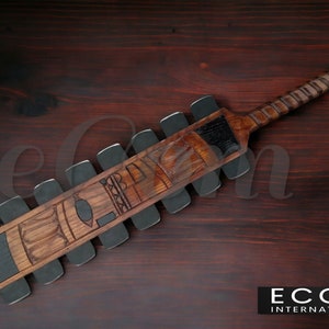 Macuahuitl Aztec Club | Custom Made Aztec | Antique Collectable | Historic Macuahuitl Replicas & Patterns | Martial Art Weapon, Handmade Aztec