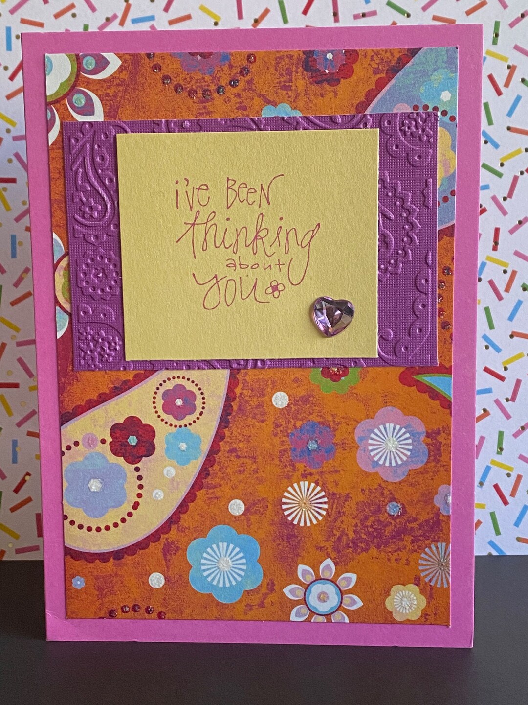 Thinking of You - "i've Been Thinking About You" Pasiley and Floral ...