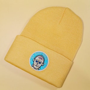 Stay Gold C-3PO Embroidered Patch Beanie| Cute Unisex Fall Beanies