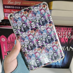 Floral Halloween Kindle Insert, E-reader Decorative Insert, Kindle Decorating, Kindle Paperwhite & Basic