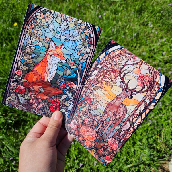 The Fox & The Stag Fantasy Kindle Inserts, Booktok, Bookish Gifts, E-reader Decoration, Fantasy Readers