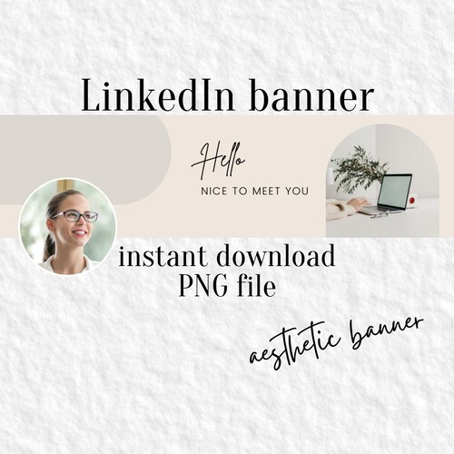 LINKEDIN Banner for Your Linkedin Profile Image Linkedin - Etsy