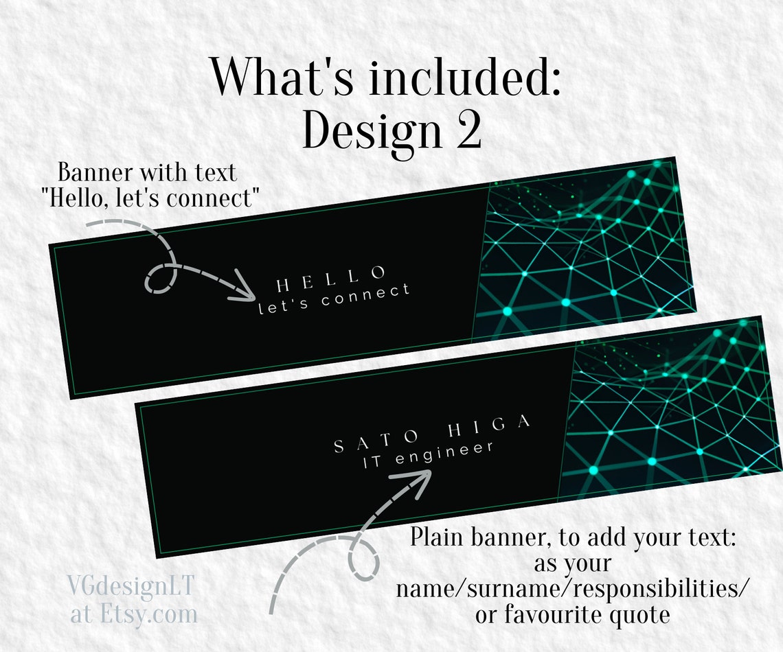 Linkedin Banner Technology, Black Linkedin Banner With Green ...