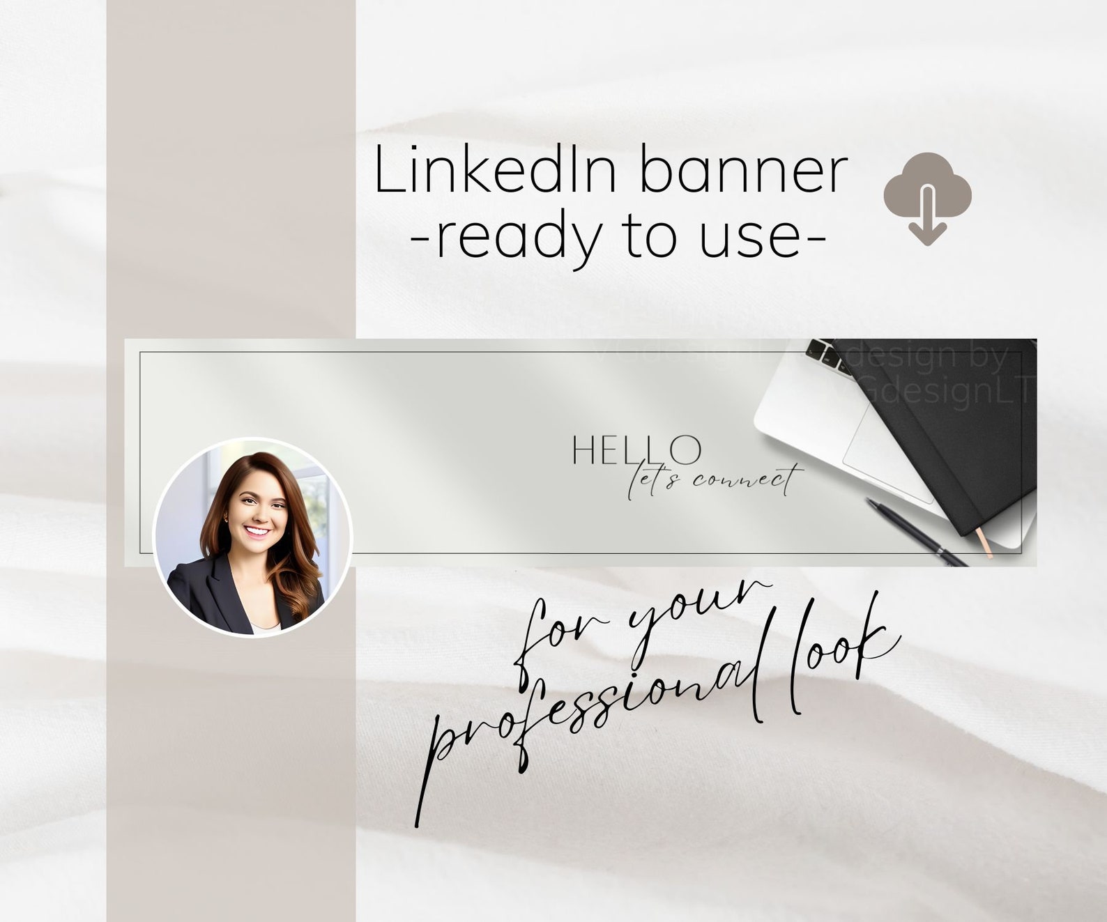Minimalist Professional Linkedin Banner for Your Personal Branding