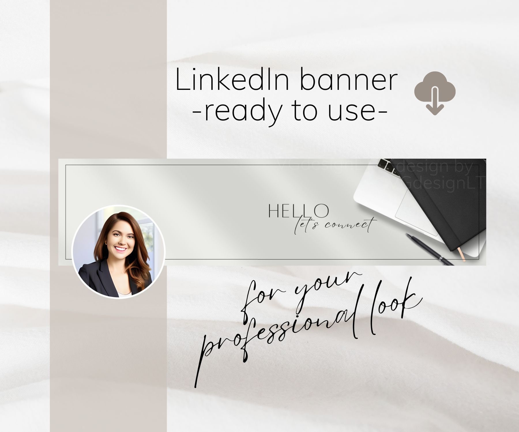 Minimalist Professional Linkedin Banner for Your Personal Branding