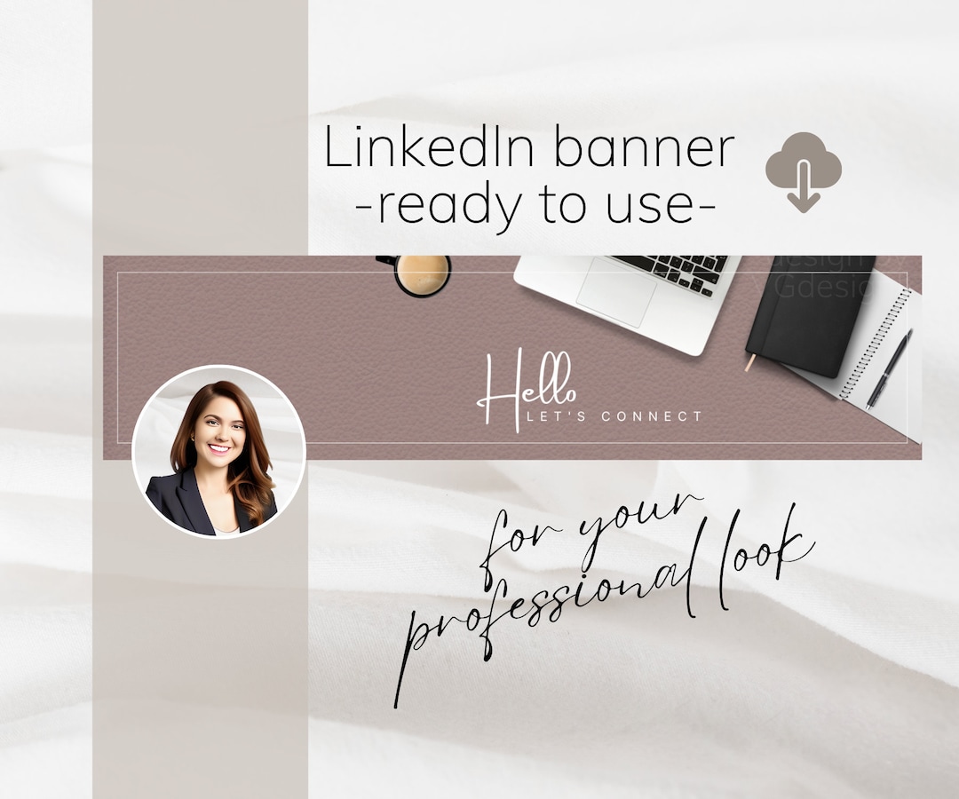 Professional Linkedin Banner Business, Office Background With Phrase ...
