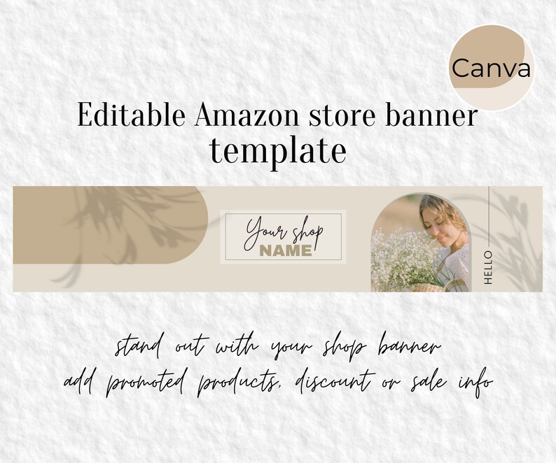Amazon Storefront Banner Template Editable With Canva Hero Etsy Amazon Storefront Banner Template Editable With Canva Hero Etsy