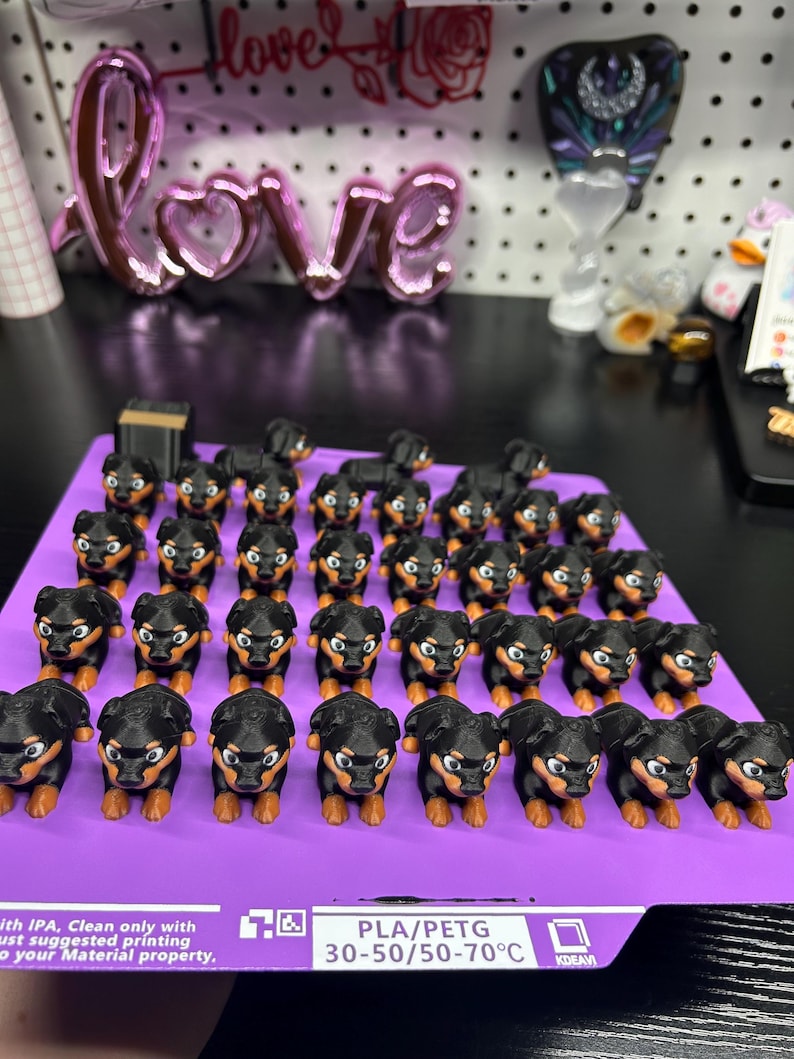 Autistic Rottweilers Rottweiler Fidget Toy, 3D Printed Dog, Rottie Fidget Toy, Desk ...
