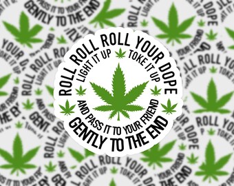Psychedelic Weed Leaf Sticker Hippie Hemp 420 Cannabis Laptop Decal Skateboard Psychedelic Weed Leaf Sticker Hippie Hemp 420 Cannabis Laptop Decal Skateboard