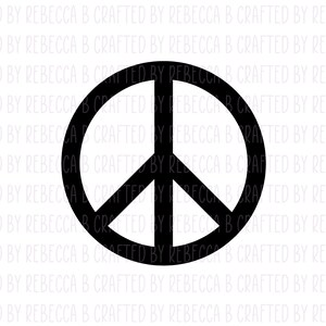 May include: A black peace sign symbol. The symbol is a circle with a line through the center and two half circles on either side of the line.