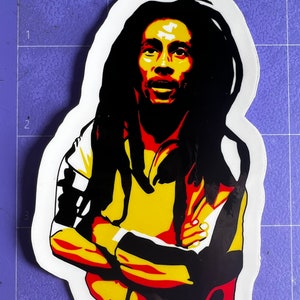 Bob Marley Sticker(2 Stickers)