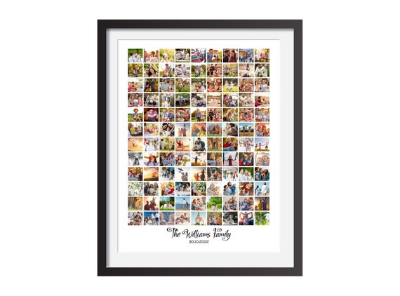 Photo Collage Template in 18x24, Photoshop Template, Family Photo Collage,  Wall Poster Collage, Portfolio, Scrapbook & Storyboard Template -   Israel