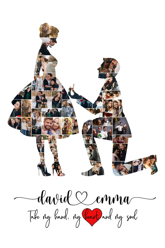 Collage de fotos de parejas personalizadas regalo para novio - Etsy México Collage de fotos de parejas personalizadas regalo para novio - Etsy México