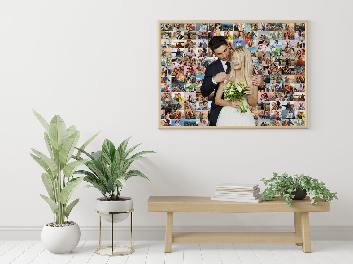 Family Photo Collage Gift, Personalized Family Gift, Family Wall Art ...