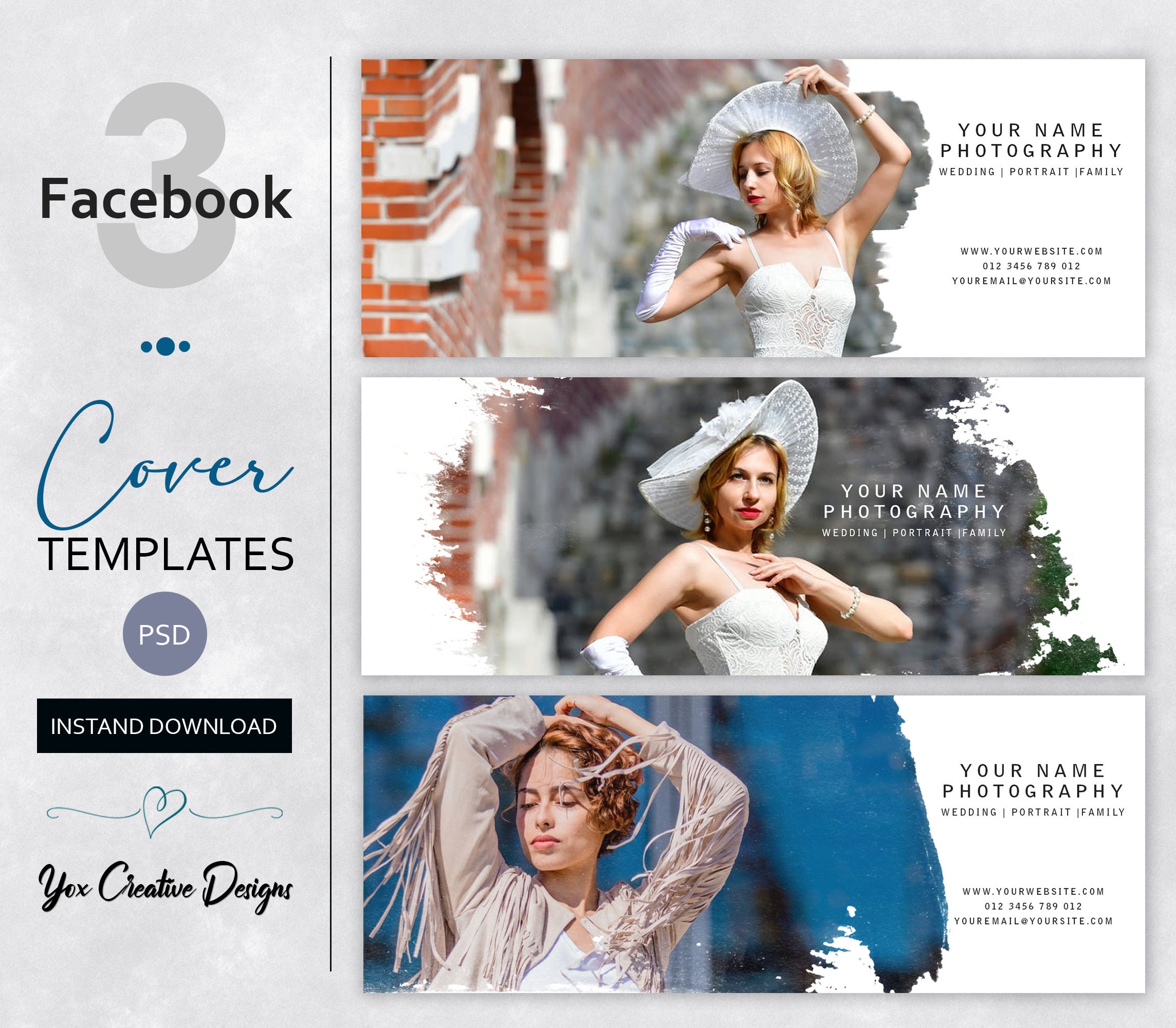 Facebook Cover Collage Template