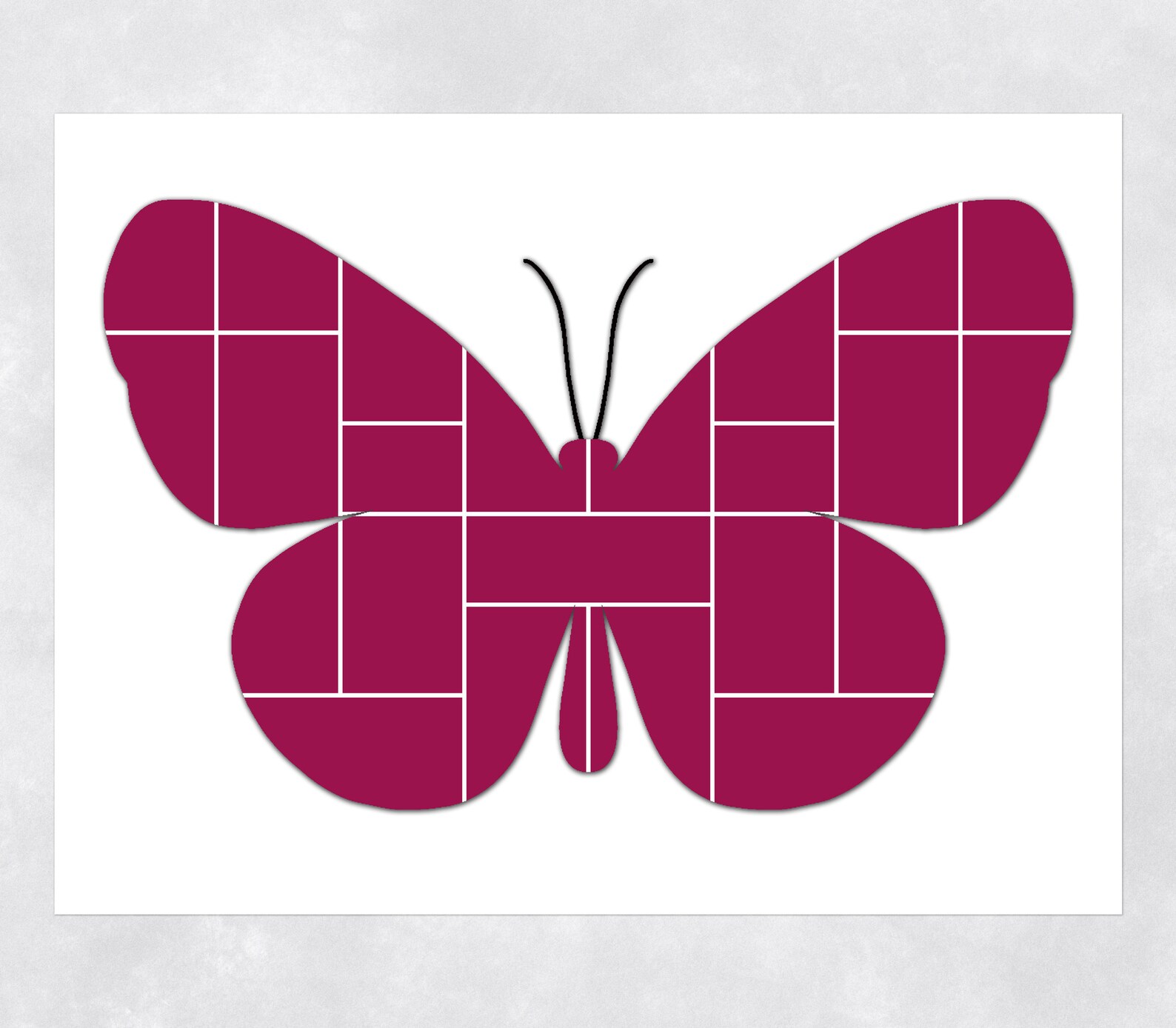 Butterfly Shape Photo Collage Template 12x16 Etsy Butterfly Shape Photo Collage Template 12x16 Etsy