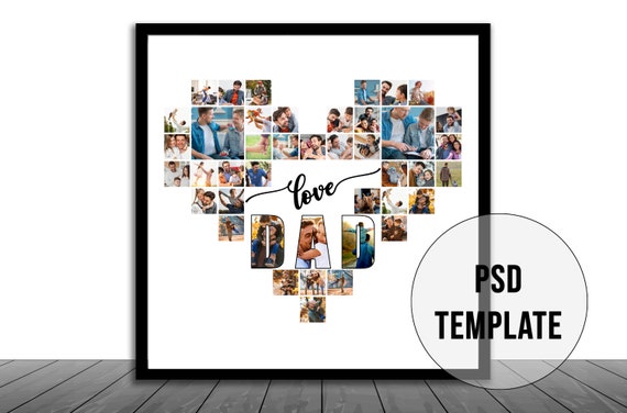 Regalo Per Papà A Forma Di Cuore – Decorazione Tema Papà Per Figlia E Figlio, Compleanno Uomo - 2