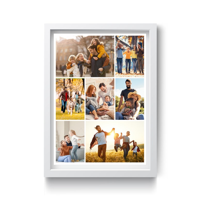 5x7 Digital Photo Collage Templates / PSD Templates / Etsy