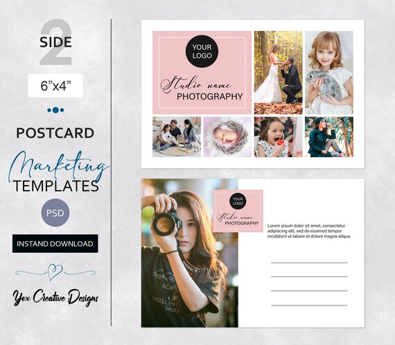 Postcard Template Photoshop